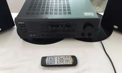 First come, first served. ONKYO AV RECEIVER TX-DS494 (2001-02) with Remote Recently Serviced and Cle...