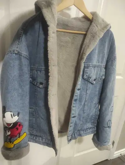 Mickey Mouse Denim Jacket with Hood, View more