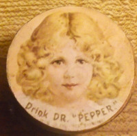 Vintage Small Round  Wooden Drink Dr Pepper Box/Conatiner