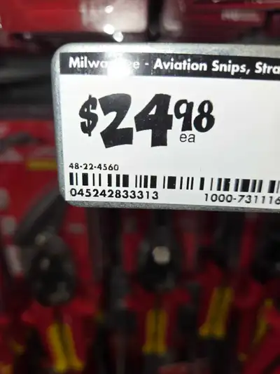 Milwaukee Aviation Snips, View more