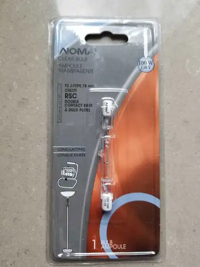 Noma T3 J-Type Clear Bulb - BNIP, View more