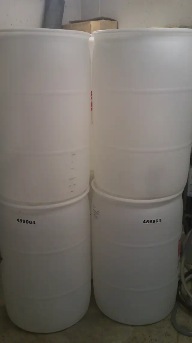 Plastic Barrels (CAD $10)
