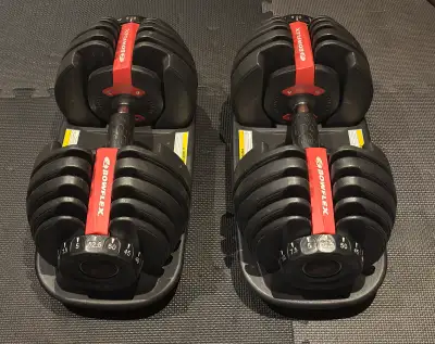 Bowflex SelectTech Adjustable Dumbbells Pair - 5-52.5 lbs - E, View more