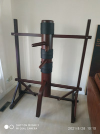 WOODEN DUMMY WITH MATCHING STANDS FOR SALE