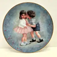 First Kiss by Rosemary Calder Collector Plate – Free