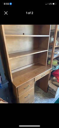 Wood Cabinet /Display Desk 