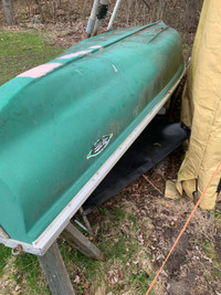 Fibre glass canoe