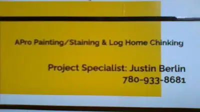 Interior/Exterior Painting/Refinish/Staining & Log Home Chinking, View more