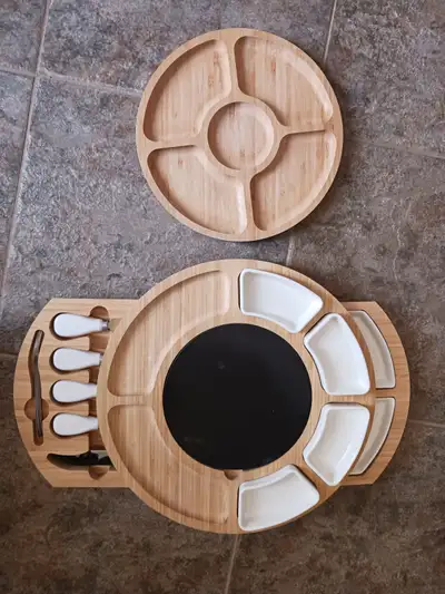 Bamboo Charcuterie Set, View more
