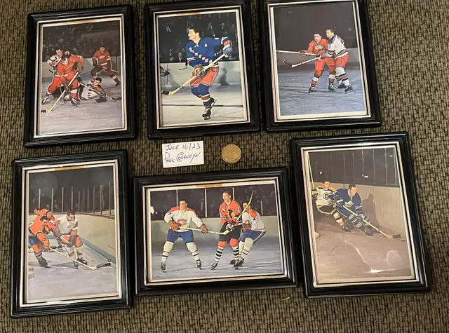 Hockey Action Players Howe Beliveau Harvey Kelly Ullman Bathgate in Arts & Collectibles in City of Toronto - Image 2