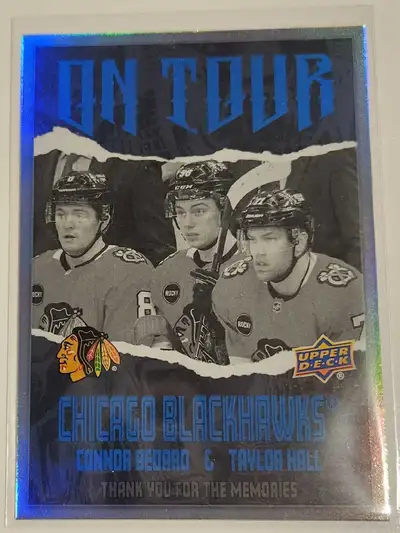 Etobicoke PickUp Bedard & Hall Blackhawks On Tour UD 24-2, View more