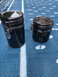 Canisters for sugar/coffee