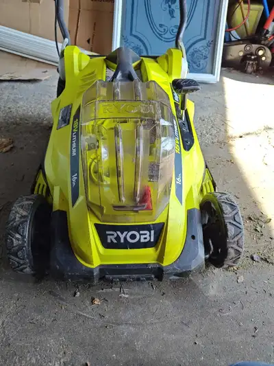 Ryobi 18V mower, View more