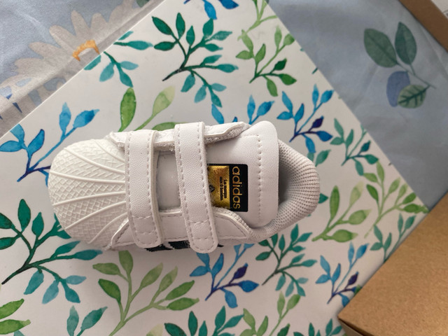 Infant size 1 Adidas all star shoes. in Clothing - 0-3 Months in Regina - Image 3