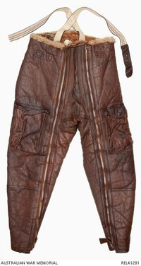 Ww2 Irvin trousers - leather bomber pants