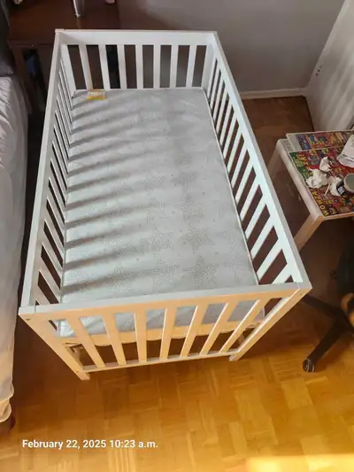 Concord Baby Bowen Mini Crib with Mattress included, View more