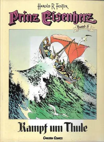 1992 German Comic - PRINZ EISENHERZ #8: KAMPF UM THULE, View more