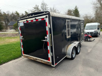 Stealth mustang 7x18 enclosed trailer dual axle