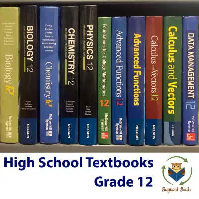Lightly Used Grades 9 to 12 Textbooks, Inner GTA Delivery, View more