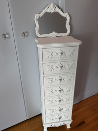 FOR SALE: NEW LINGERIE CHEST AND MIRROR