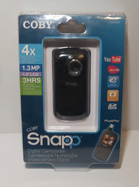 Coby Snapp Digital Camcorder 3 Hr Record time with screen 
