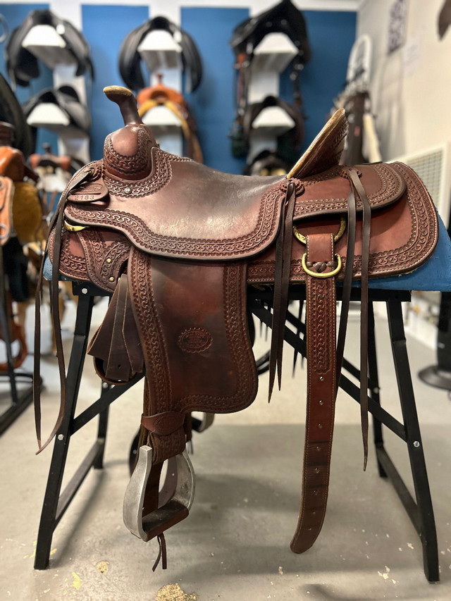 16” Billy Cook Roping Ranch Saddle in Equestrian & Livestock Accessories in Comox / Courtenay / Cumberland - Image 3