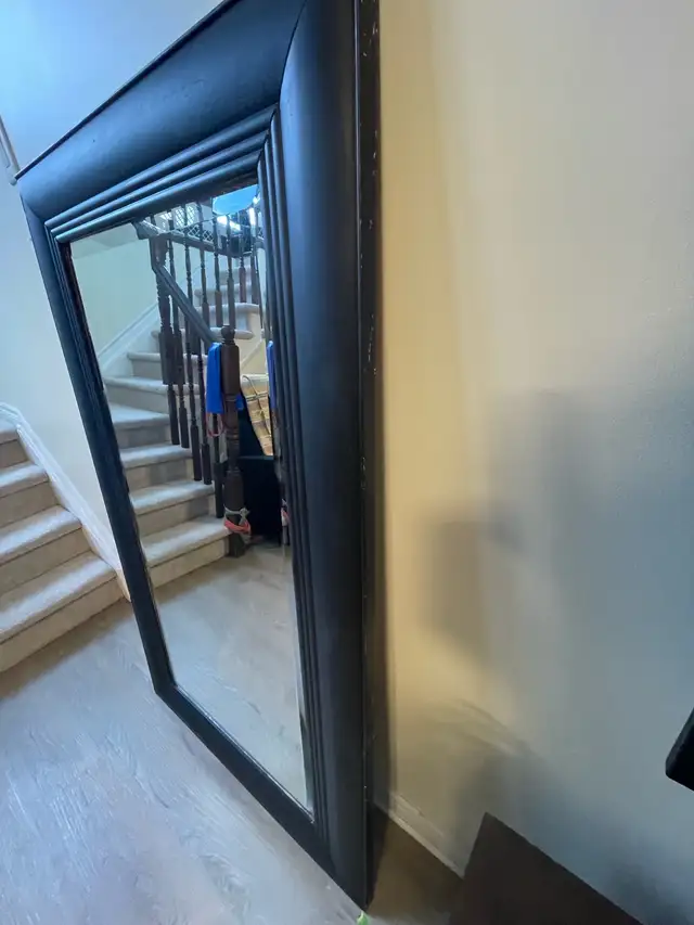 Oversized Bevelled Mirror – Wood Frame – 35” x 59” in Home Décor & Accents in Ottawa - Image 6