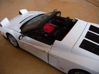 Testarossa cabriolet 1/8 White 3 POCHER Highly elaborated K52