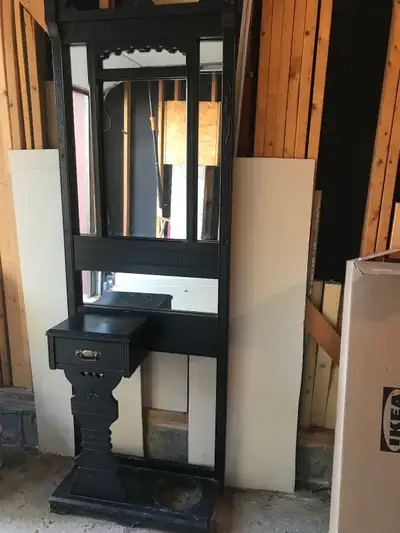 *Free* Hall tree with mirror, View more