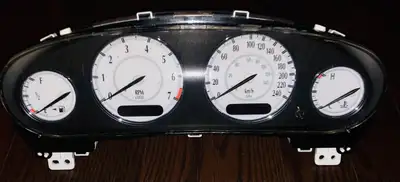 Chrysler 300M Special Gauge Instrumentation Cluster with a 240 KM Speedometer out of an 2004 300M Sp...