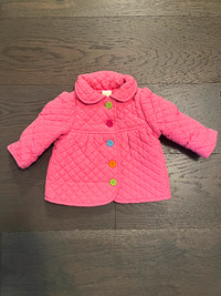 Gymboree girls pink spring jacket 6-12M NWT
