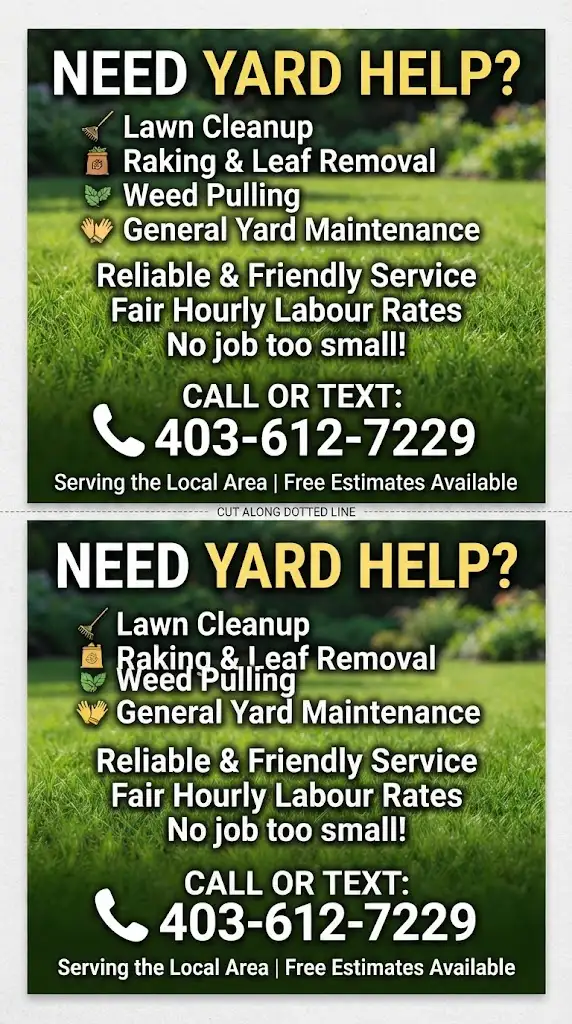 Yard cleanup/raking/weed pulling