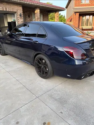 For Sale at Autohub dealership : 2018 Mercedes-Benz C43 AMG Stunning Dark Blue on Black Interior • 1...