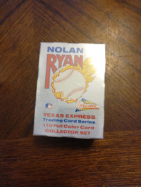 1991 nolan ryan texas express trading card  set series 1