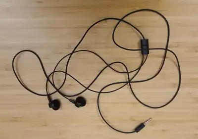 Black Wired 3.5mm Earphones, View more