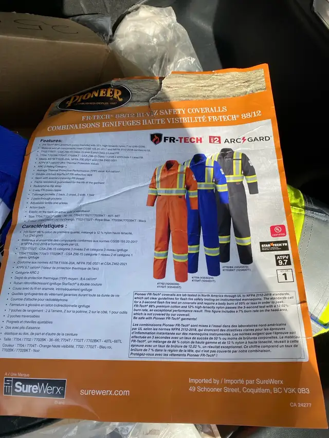 NEW Safety Coverall 