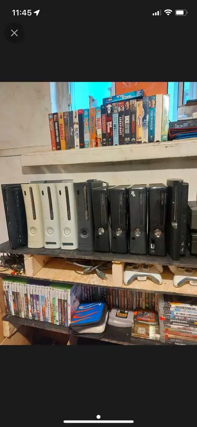 Multiple Xbox 360s for sale all in working order. Some come with cables some are just console only....