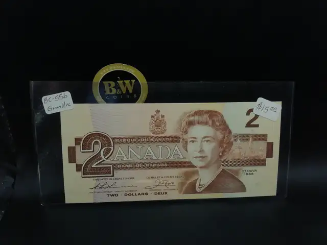 1986 Bank of Canada BC-55b GEM UNC Banknote in Arts & Collectibles in Mississauga / Peel Region - Image 2
