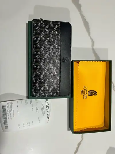 GOYARD Matignon GM Wallet Black, View more
