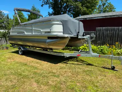 2024 Princecraft pontoon boat 25 inch pontoons Mercury 60 ELPT CT Extented MPP Platinum warranty til...