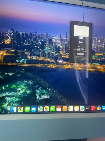 IMac in great condition, light blue color, comes with portable iMac bag for easy carry