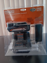 Ridgid 18V ..2.0 Ah. charger and battery kit