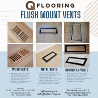 Flush Mount Floor Vents - Wood or Metal - shipping available