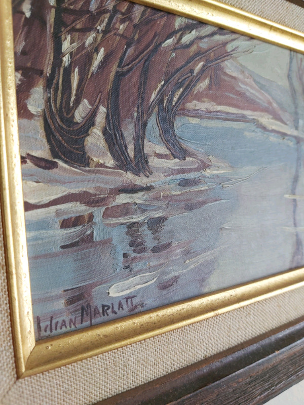 Lilian marlatt original oil on board landscape  in Arts & Collectibles in Kingston - Image 4