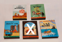 5 Tintin DVD (2 titres par DVD) comme neuf,