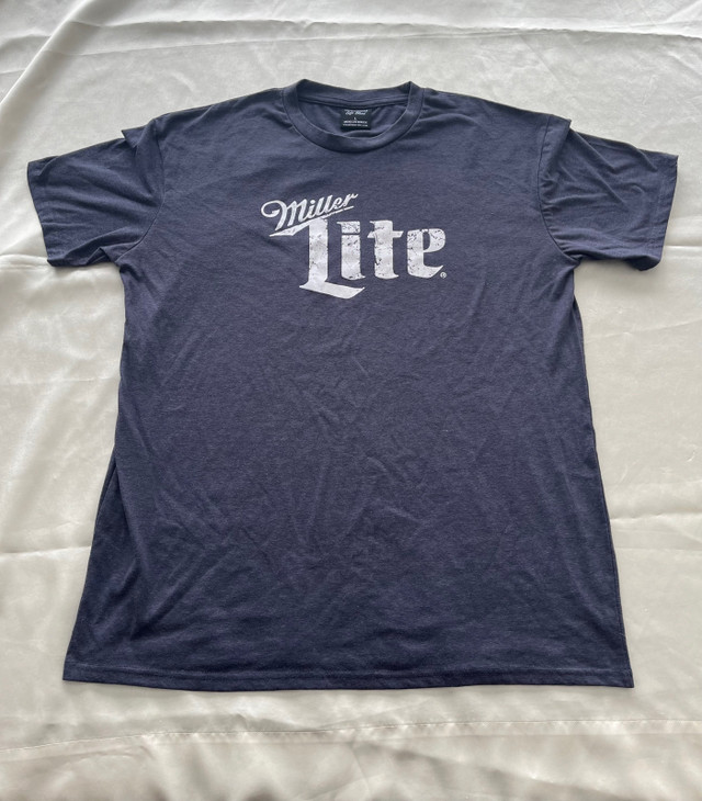 Men's large Miller Lite beer shirt/crewneck Tshirt  in Men's in Kingston