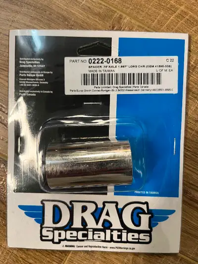 Harley chrome wheel spacer brand new