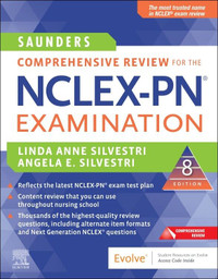Saunders Comprehensive Review NCLEX-PN Exam 8th 9780323733052