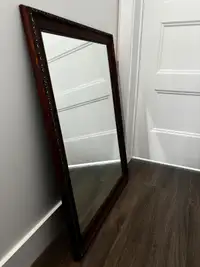 Miroir cadrage brun foncé