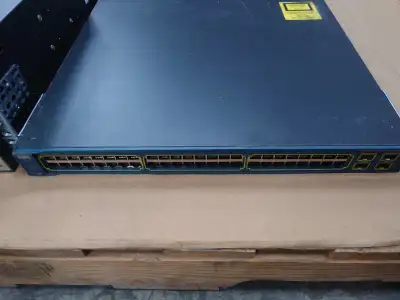 Cisco WS-C3560G-48PS-S 48 Port PoE 3560G Gigabit Switch, View more